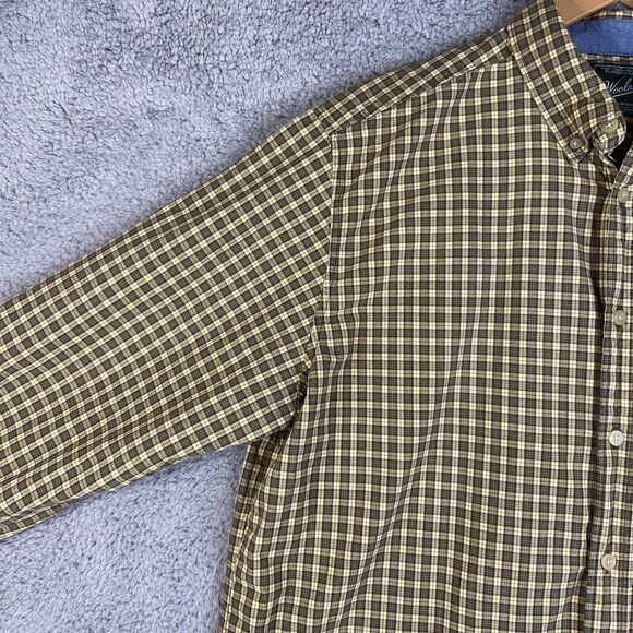 Woolrich Men’s 100% Cotton Plaid Check Shirt Size XL - Picture 3 of 7